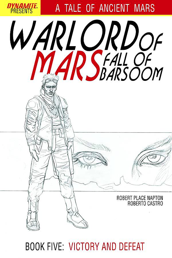Warlord of Mars Fall of Barsoom #5 10 Copy Jusko Black & White Incentive