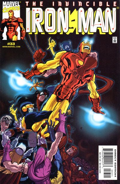 Iron Man #33 [Direct Edition]-Fine (5.5 – 7)