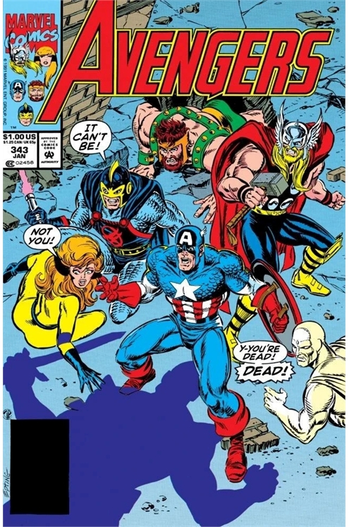 Avengers Volume 1 #343 Newsstand Edition