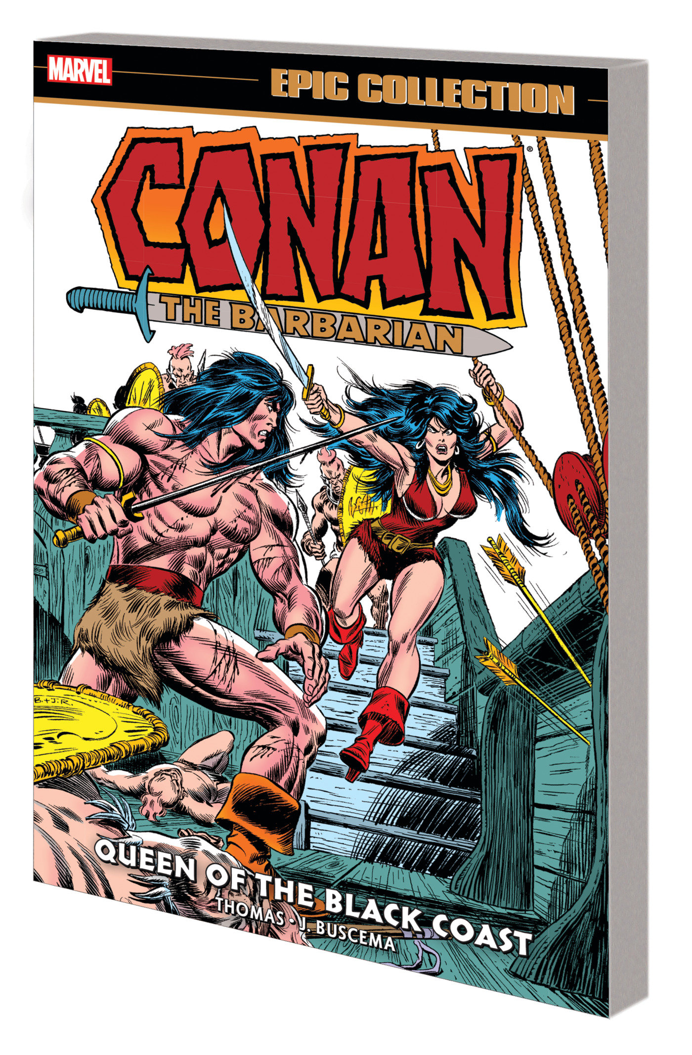 Conan the Barbarian The Original Marvel Years Epic Collection Graphic Novel Volume 4 Queen of the Black