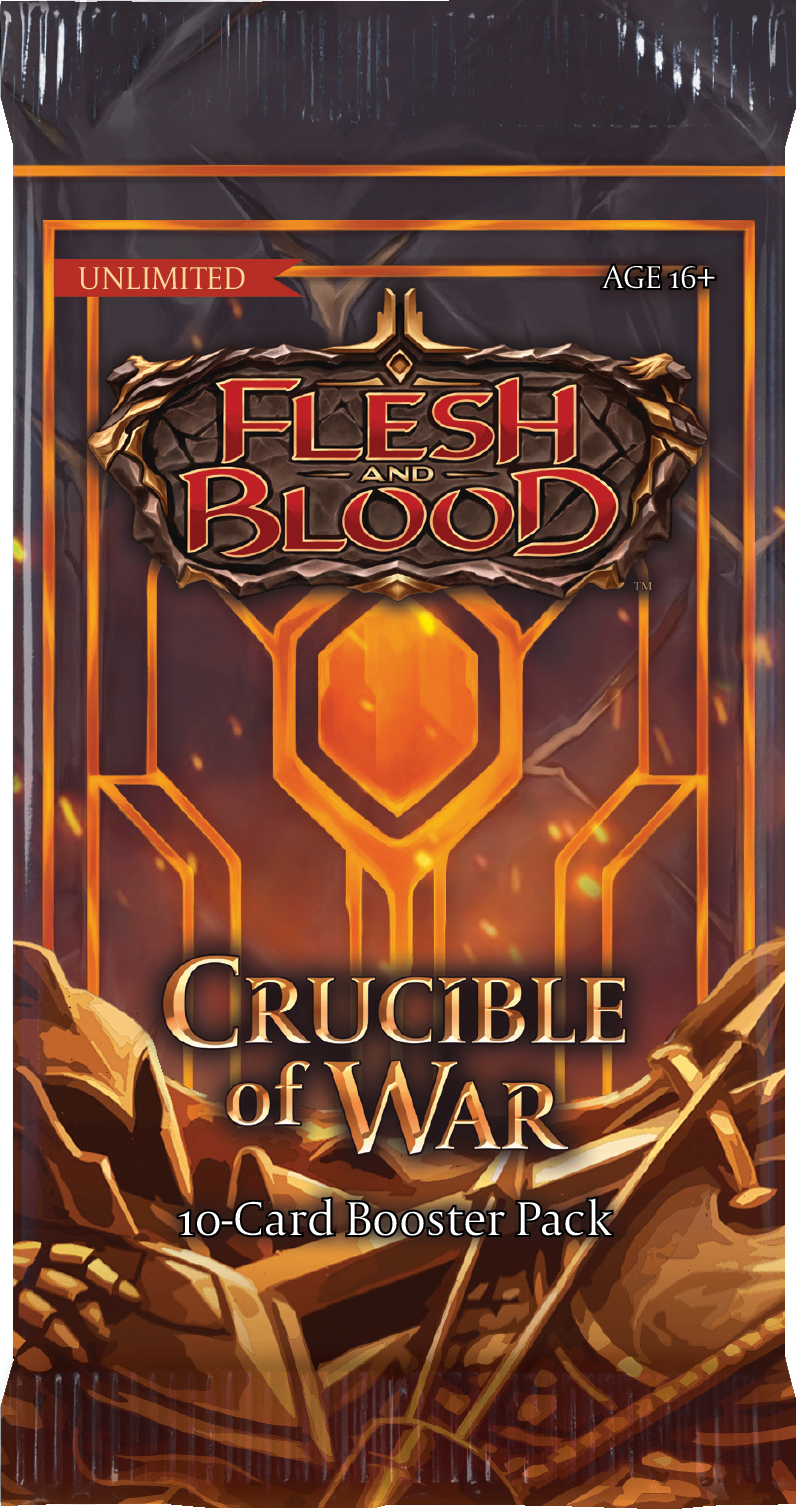 Flesh And Blood TCG Crucible of War Unlimited Booster Pack
