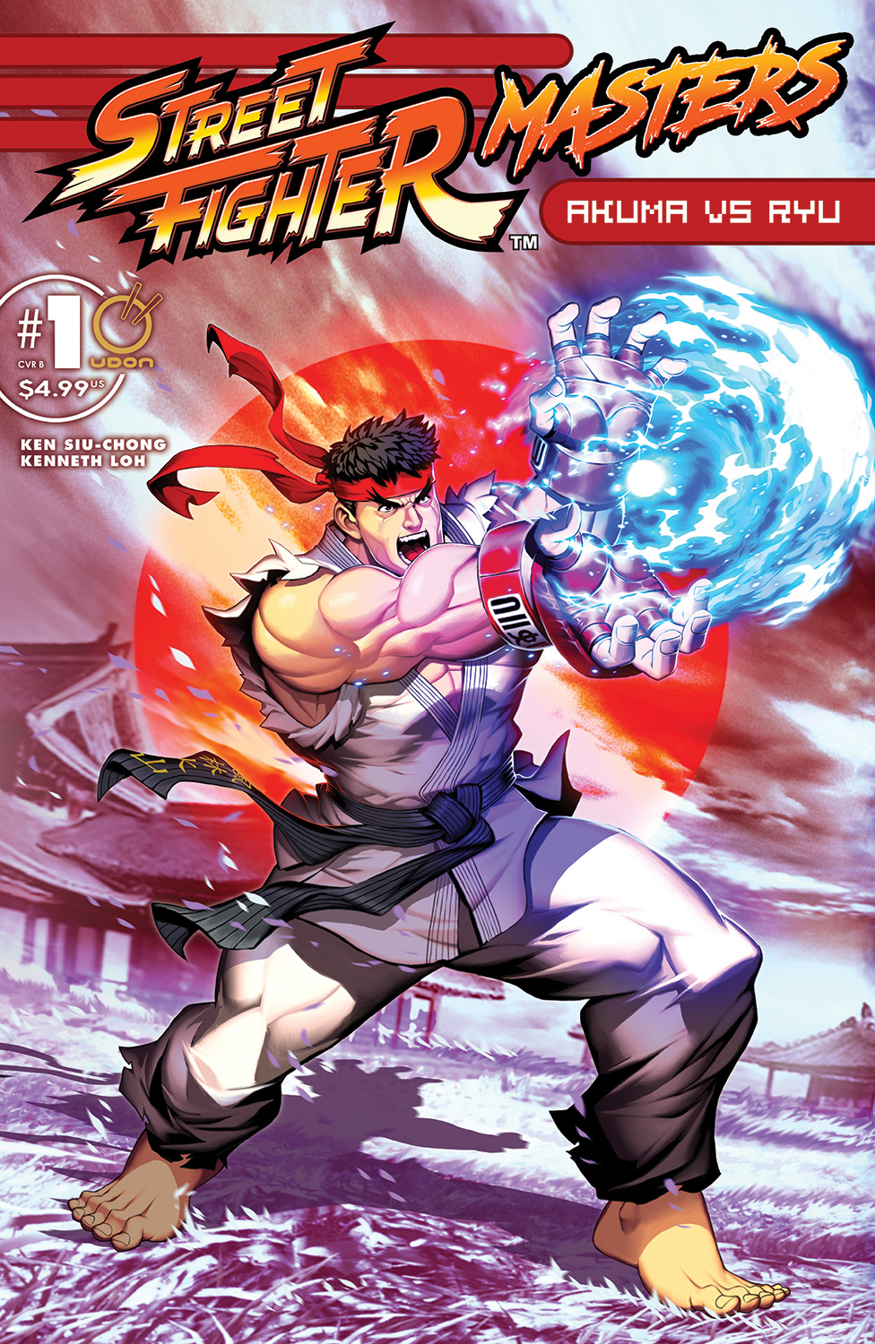 Street Fighter Masters Akuma Vs Ryu #1 Cover B Genzoman Ryu