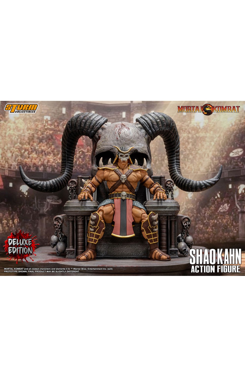 ***Pre-Order*** Storm Collectibles Mortal Kombat 1/12 Shao Kahn Deluxe Edition