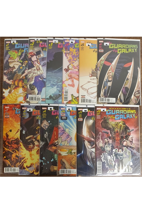 All New Guardians of The Galaxy #1-12 (Marvel 2017) Set