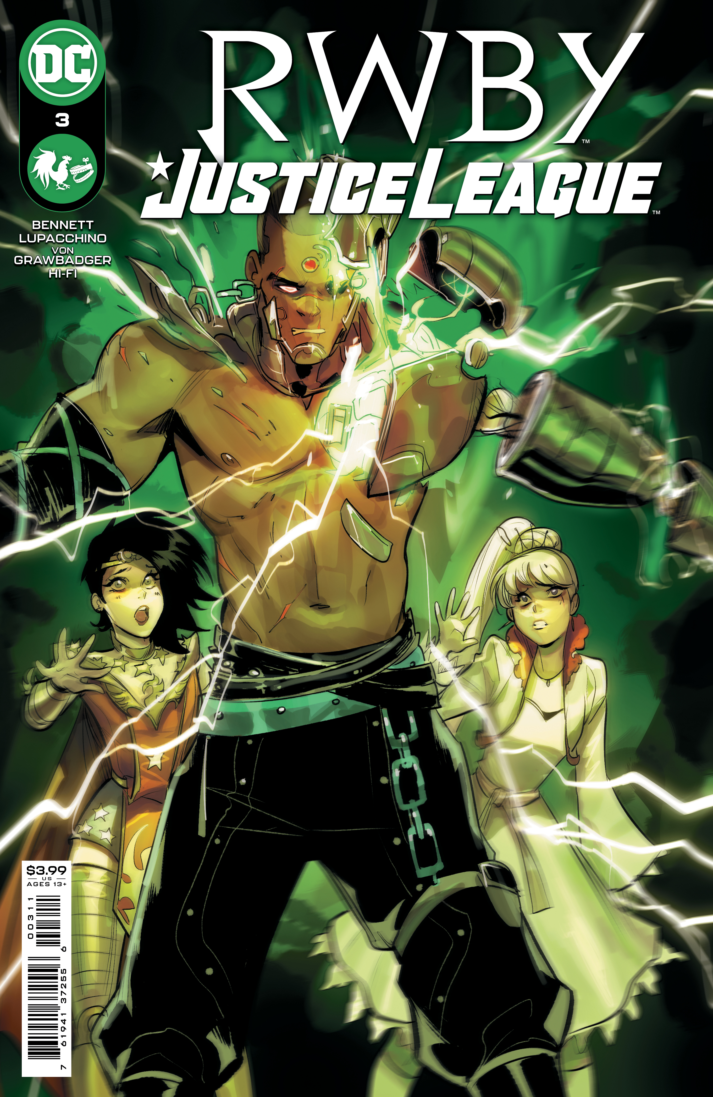 RWBY Justice League #3 Cover A Mirka Andolfo (Of 7)
