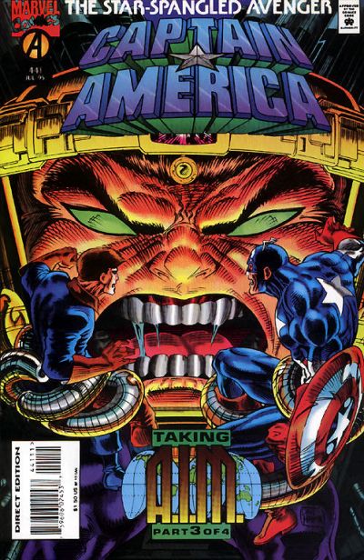 Captain America #441 [Direct Edition]-Near Mint (9.2 - 9.8)