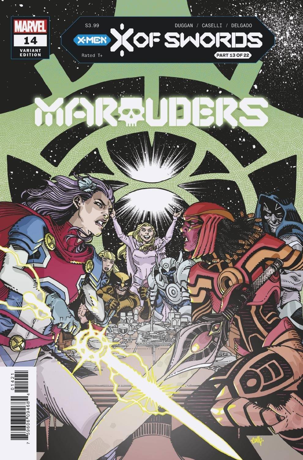 Marauders #14 Hamner Variant X of Swords (2019)