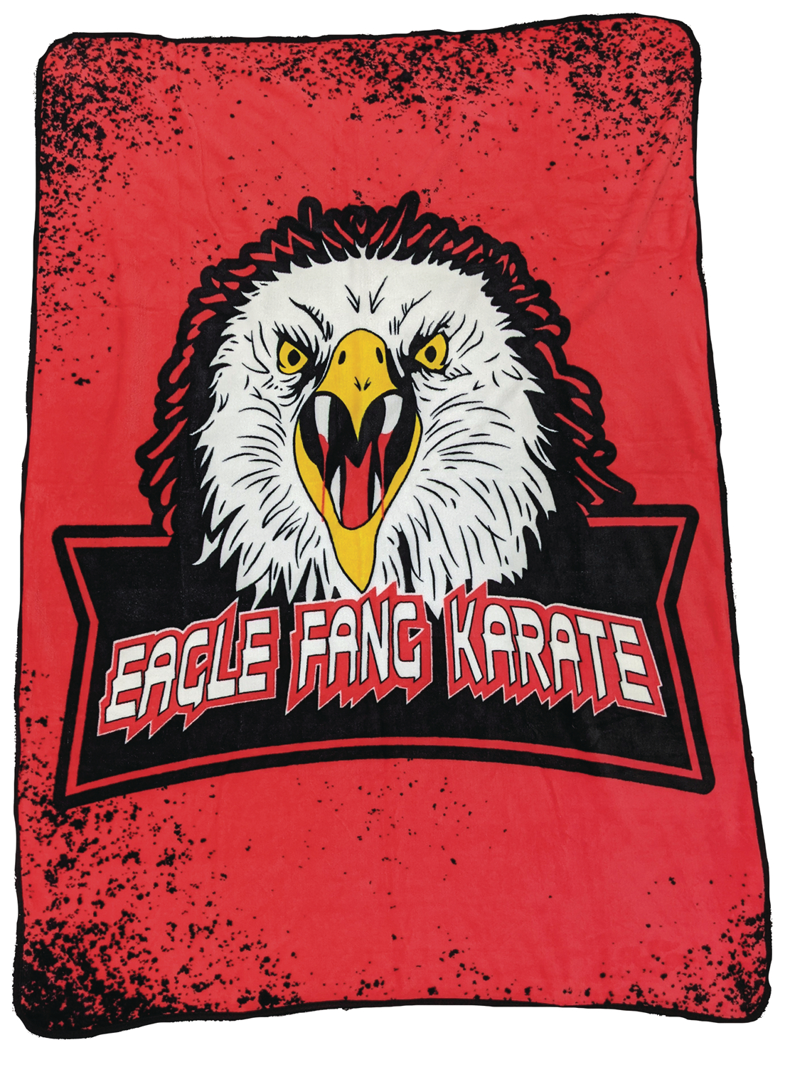 Cobra Kai Eagle Fang Logo Fleece Blanket