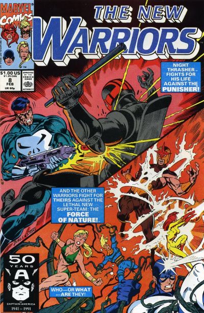 New Warriors #8-Near Mint (9.2 - 9.8)