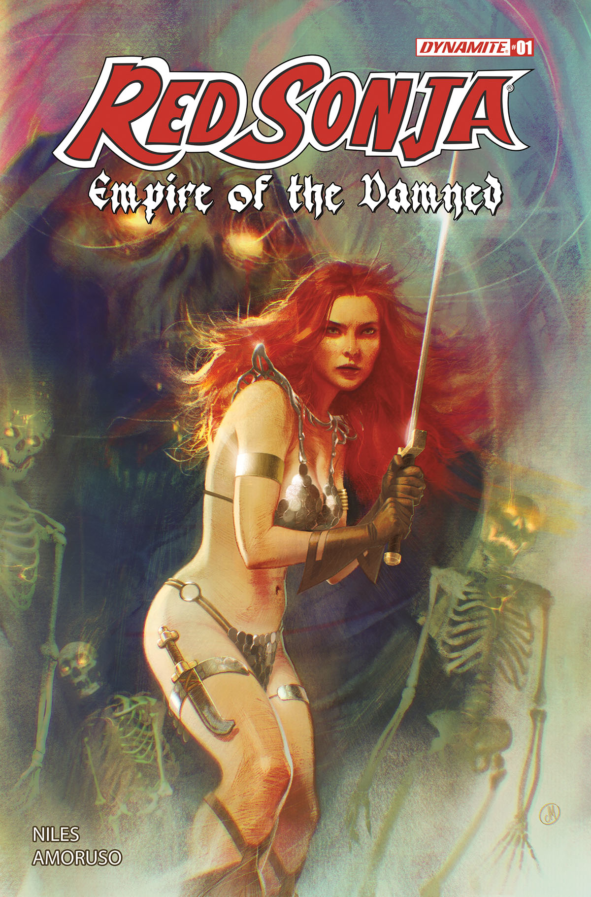 Red Sonja Empire of the Damned #1 Cover E Middleton Foil