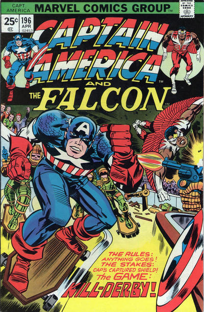 Captain America #196 [25¢] - Fn-