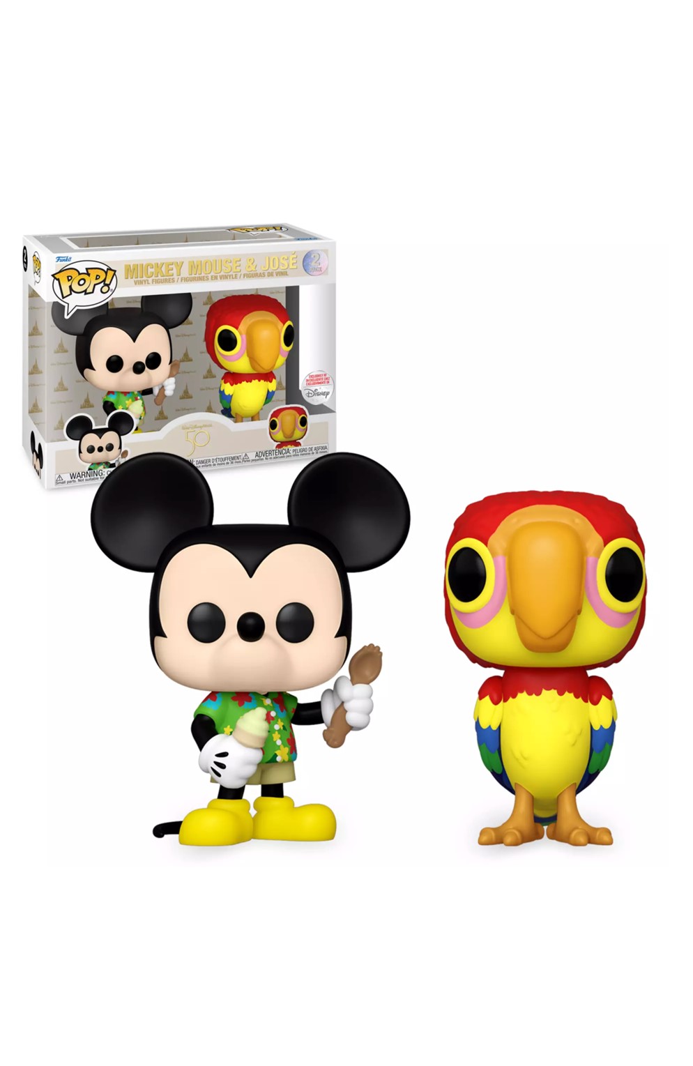 Pop Disney Mickey Mouse & Jose 2-Pack Vinyl Figure