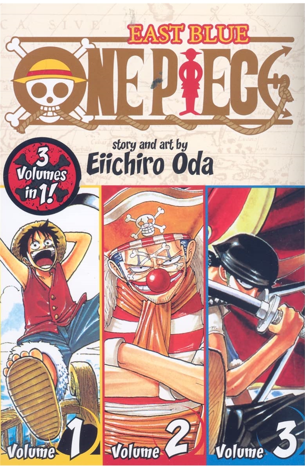 One Piece 3-In-1 Manga Volume 1 (2023 Printing)
