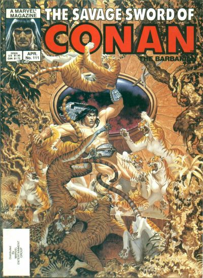 The Savage Sword of Conan #111-Fine