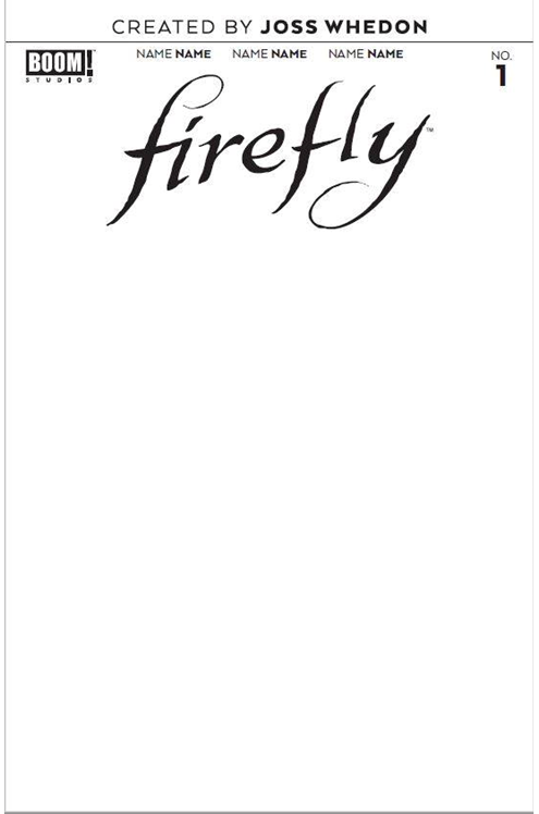 Firefly #1 Blank Variant