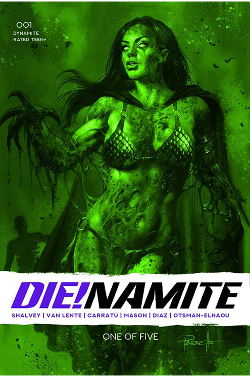 Die!namite #1 13 Copy Parillo Dressed Gangrene Green Tint Last Call Incentive