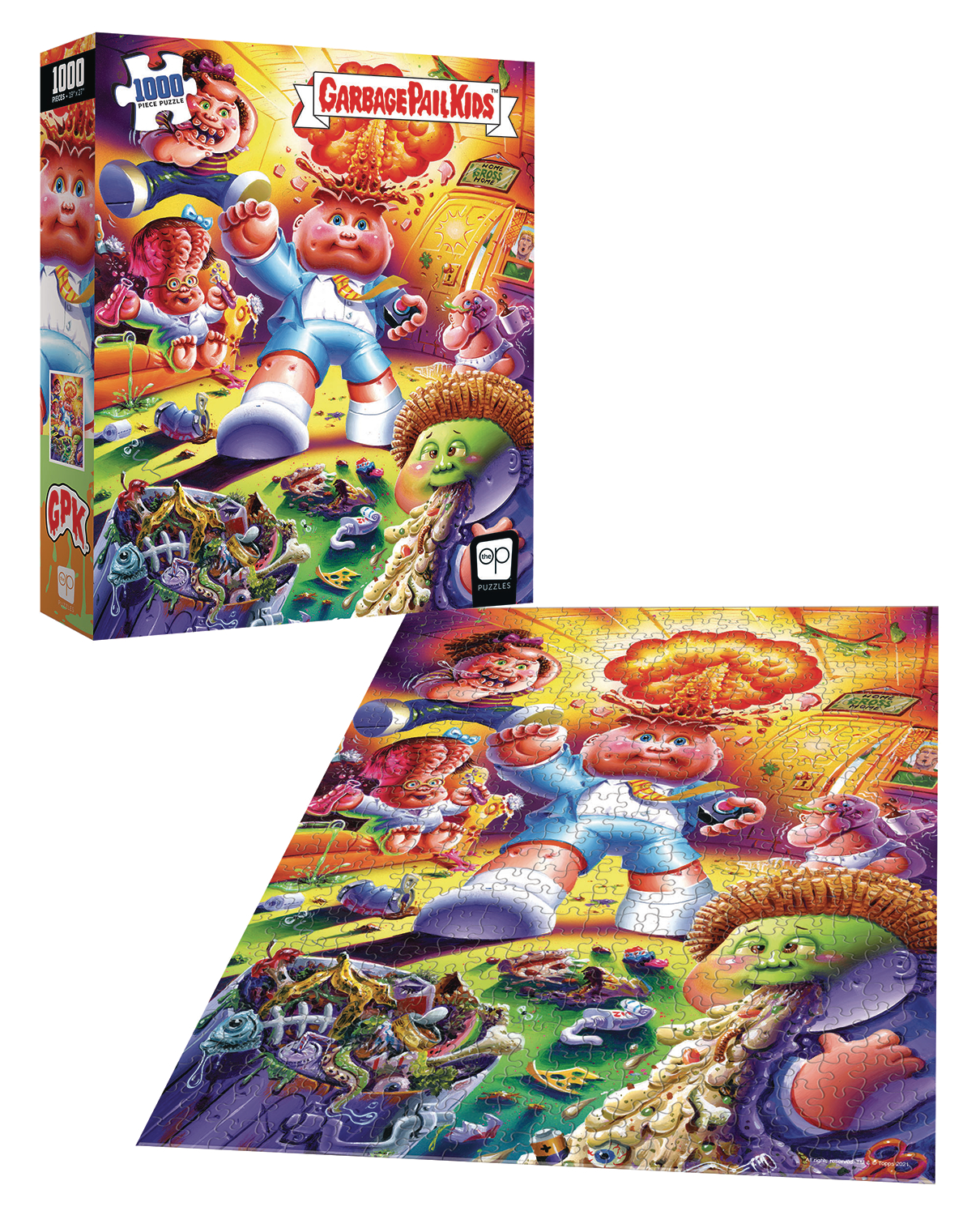 Garbage Pail Kids Home Gross Game 1000 Pc Puzzle