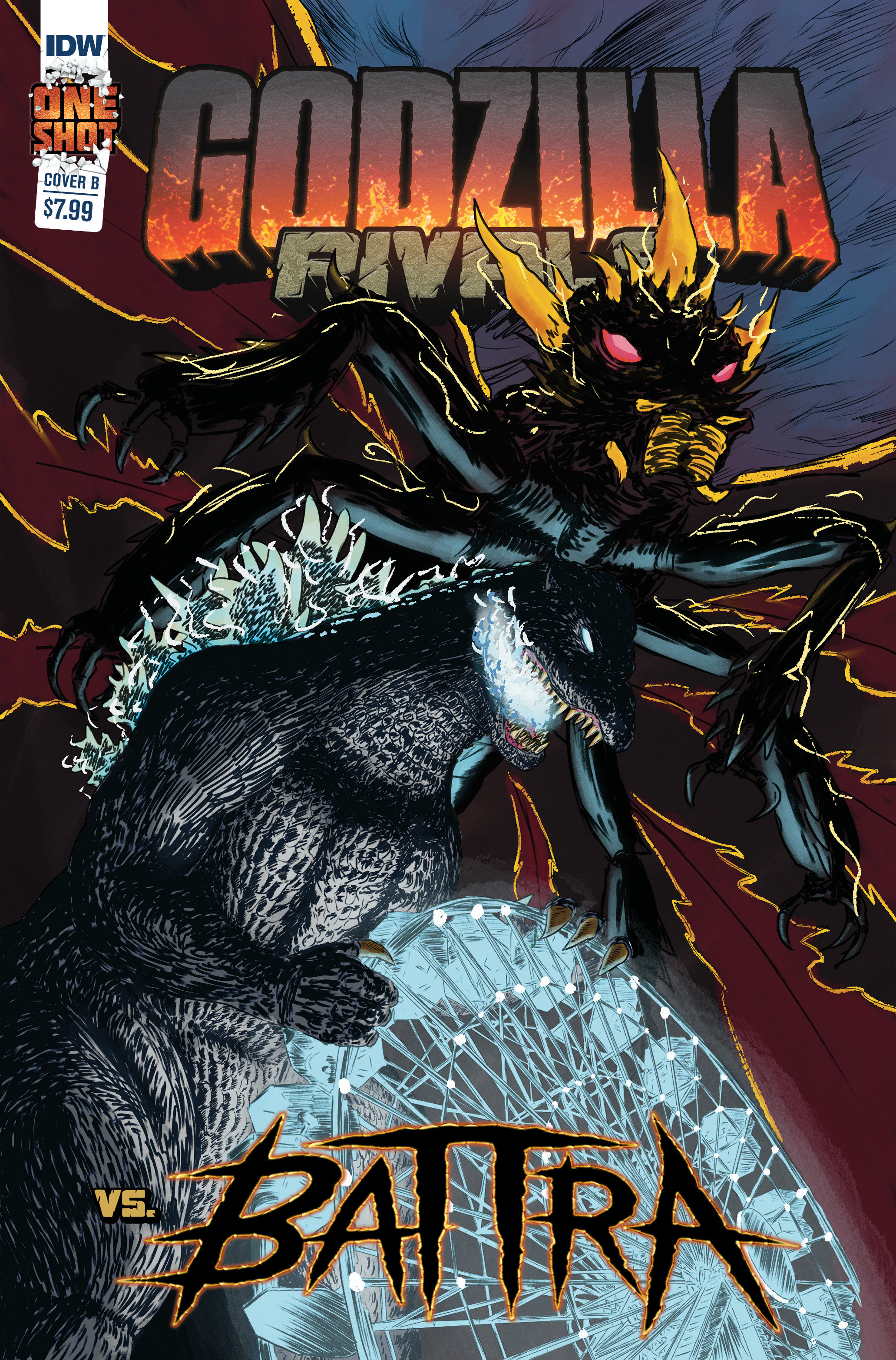 Godzilla Rivals #4 Vs Battra Cover B Martinez