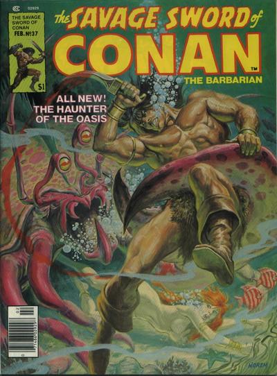 The Savage Sword of Conan #37 - Fn/Vf