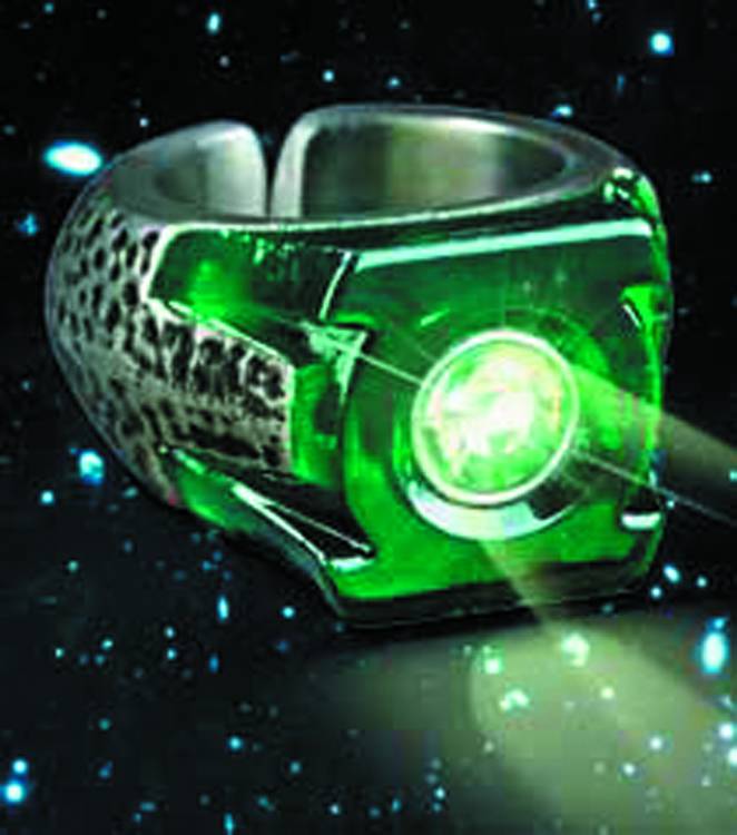 Green Lantern Light-Up Ring