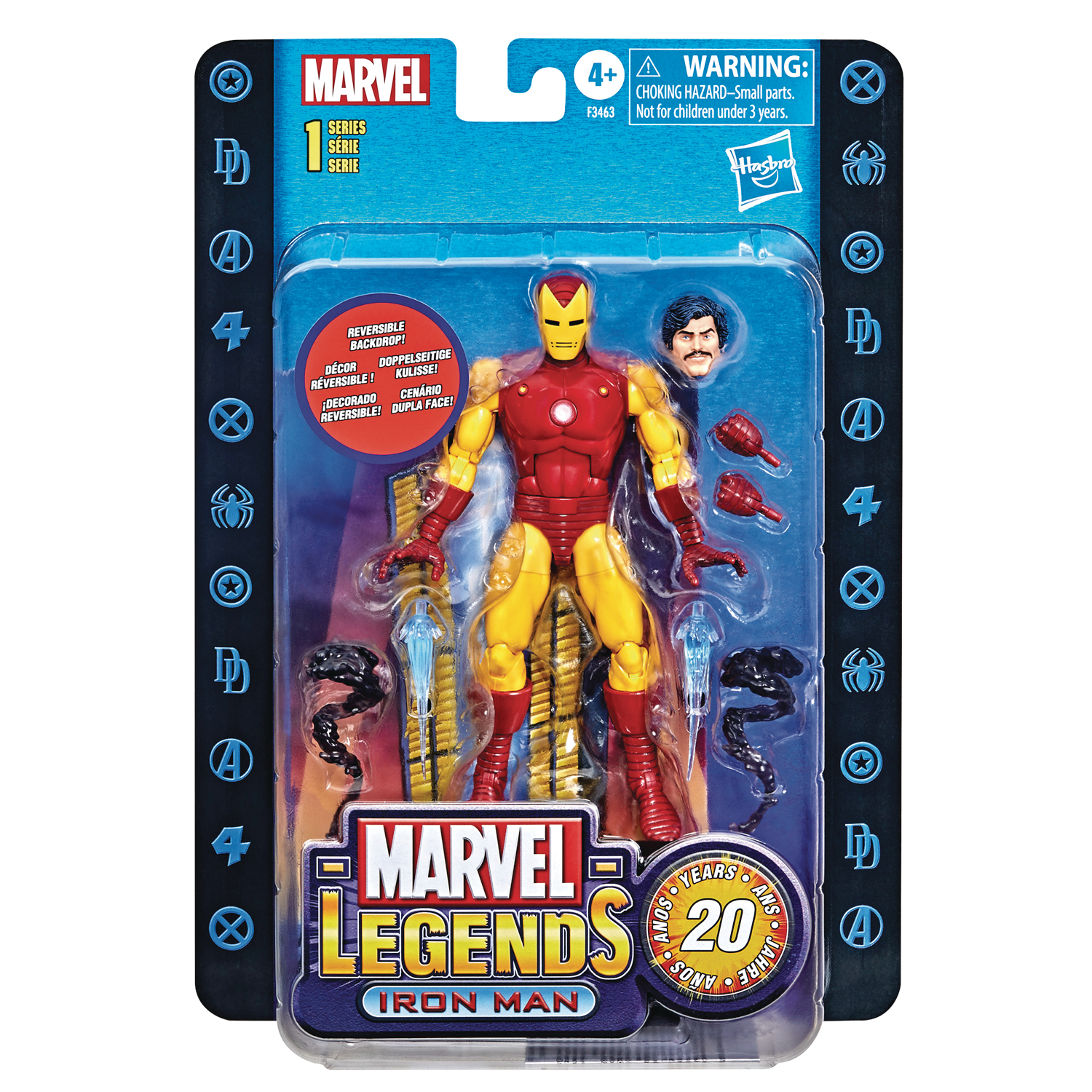 Marvel Legends 20th Anniversary Iron Man 6 Inch Action Figure Case