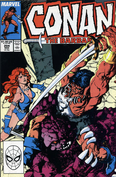 Conan The Barbarian #204 [Direct]-Fine (5.5 – 7)