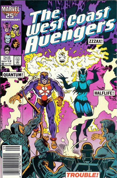 West Coast Avengers #12 [Newsstand]-Fine (5.5 – 7)