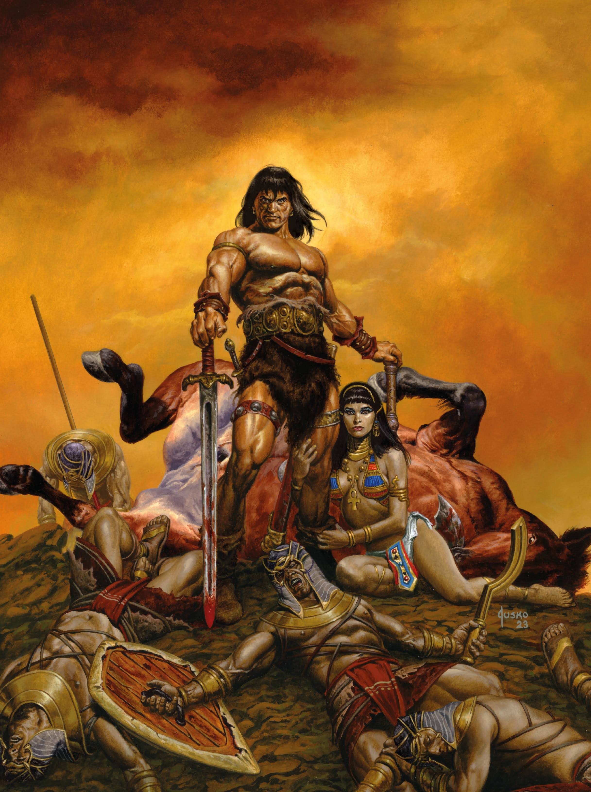 Savage Sword of Conan #1 Last Call Jusko Virgin (Of 6)