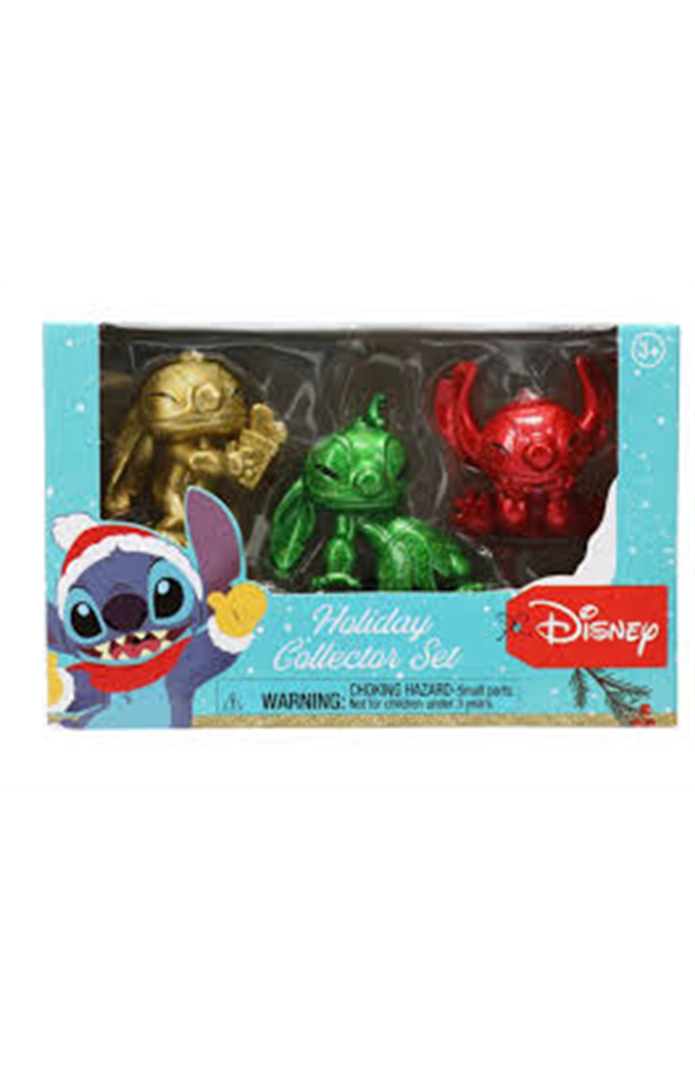 Disney Stitch Figures Holiday Collector Set