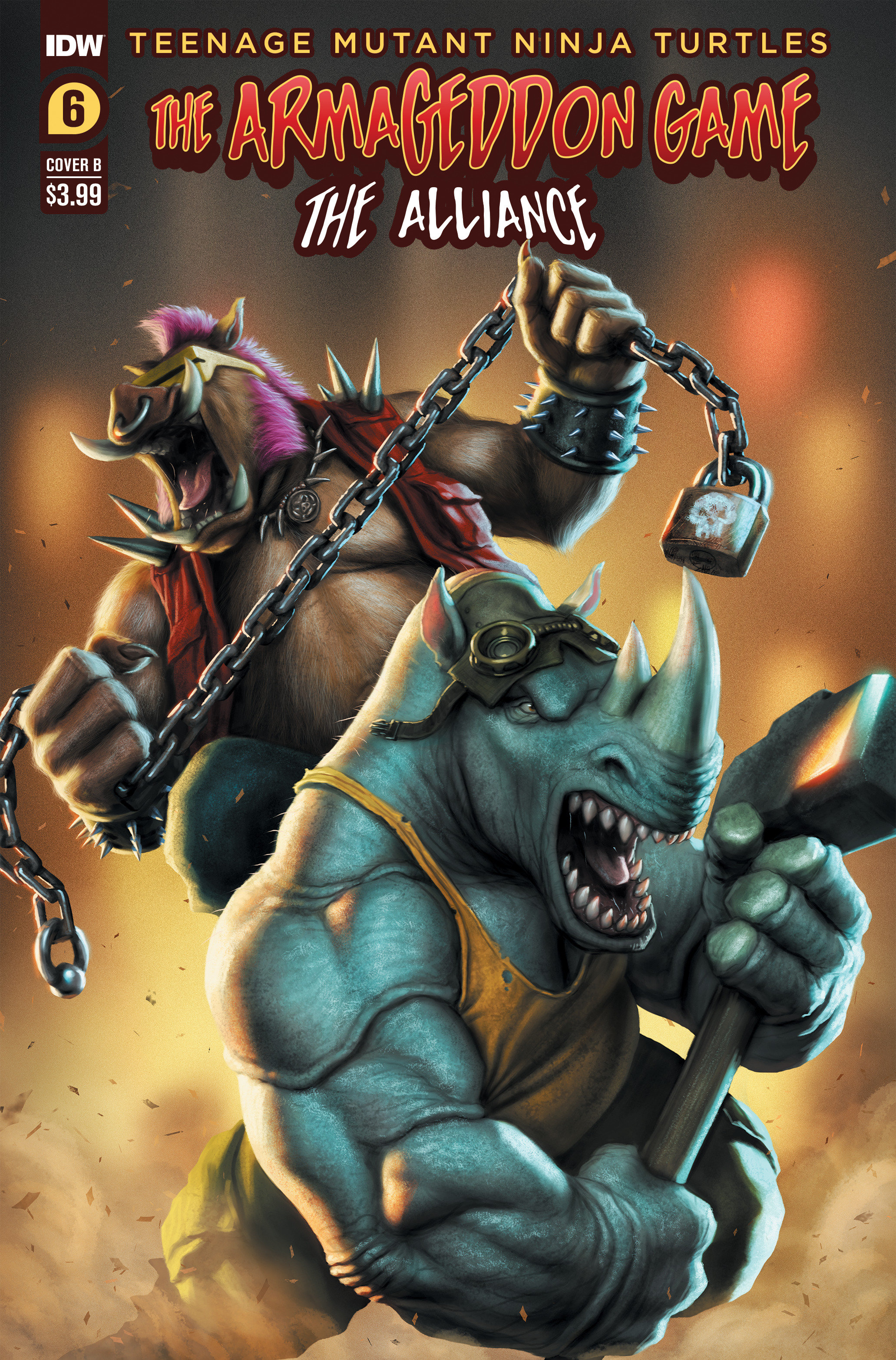 Teenage Mutant Ninja Turtles Armageddon Game Alliance #6 Cover B Soares