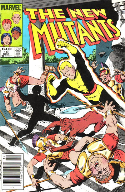 The New Mutants #10 [Newsstand](1983)-Fine (5.5 – 7)