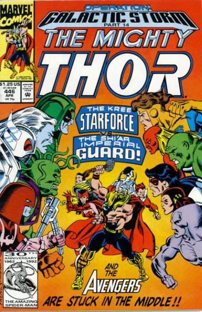Thor #446 [Direct]-Very Fine