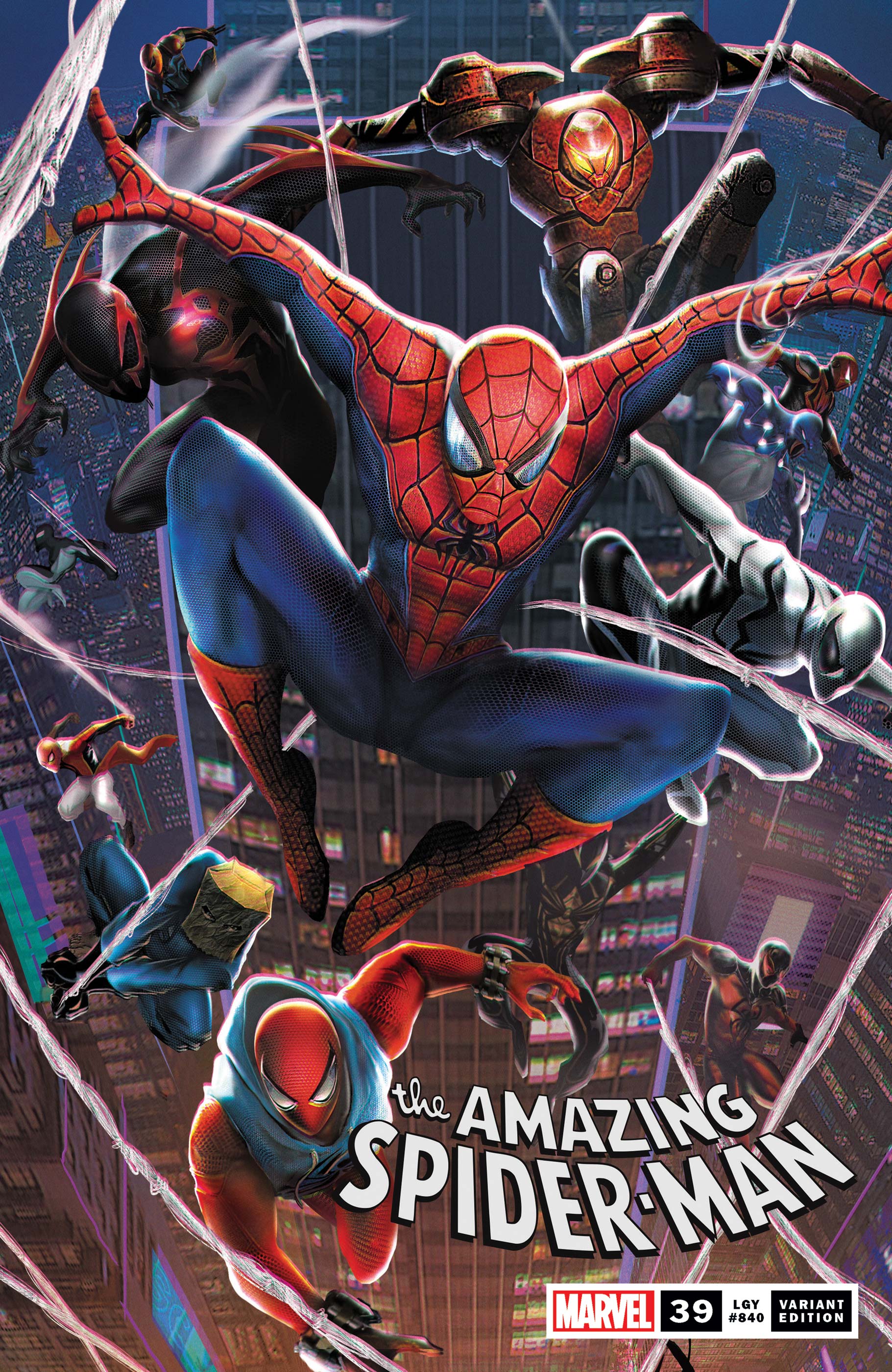 amazing spiderman #39 symbiote spiderman #3 Jie Yuan Connecting Variant Set