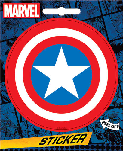 Captain America Symbol Sticker