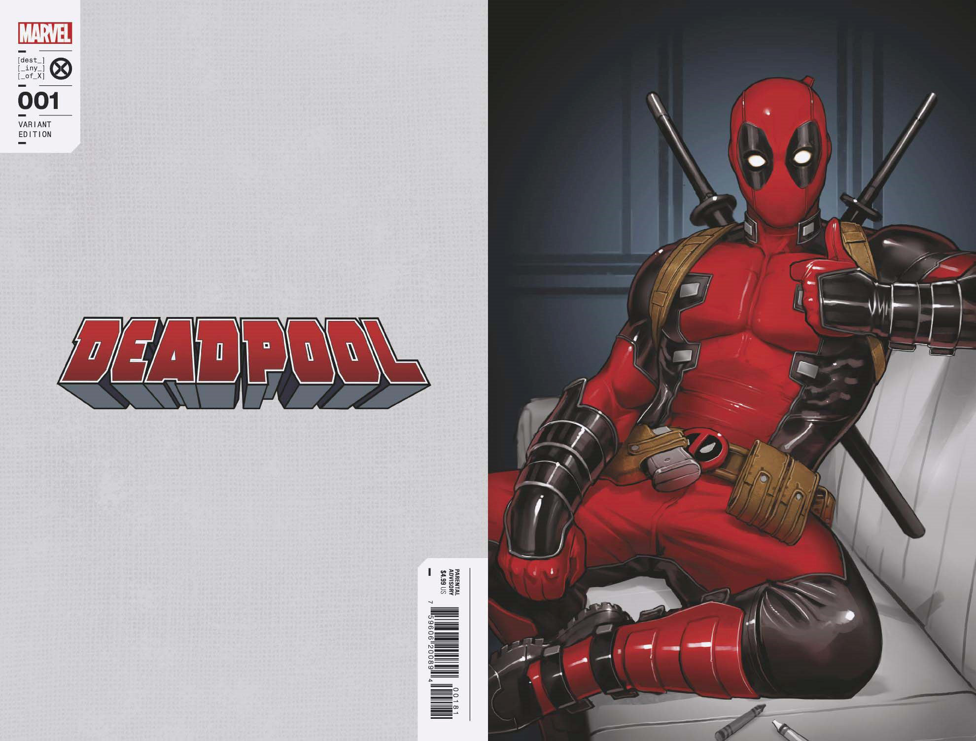 Deadpool #1 1 for 100 Incentive Nakayama Virgin Variant
