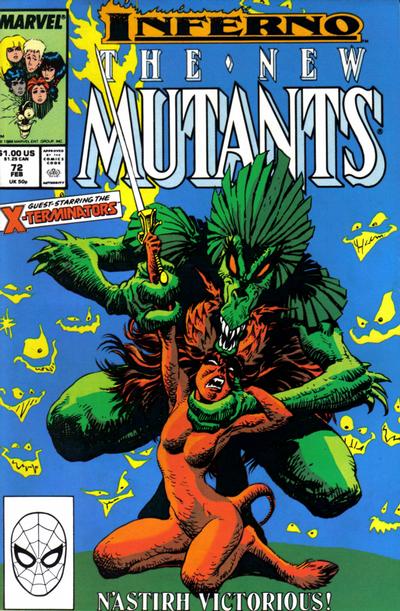 The New Mutants #72 [Direct] - Vf-