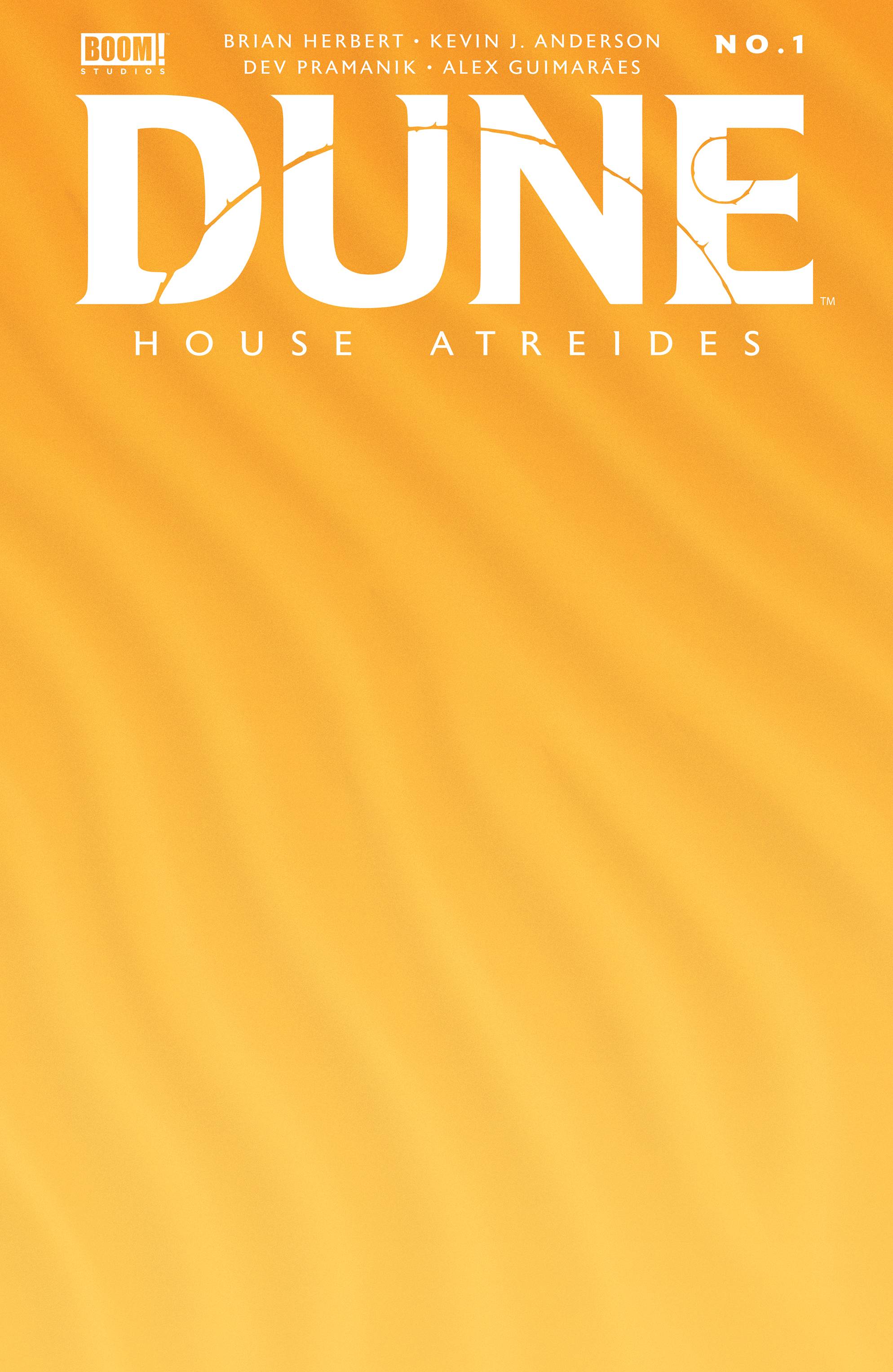 Dune House Atreides #1 Cover D Blank Sketch