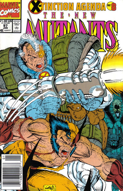 The New Mutants #97 [Newsstand]-Very Good (3.5 – 5)