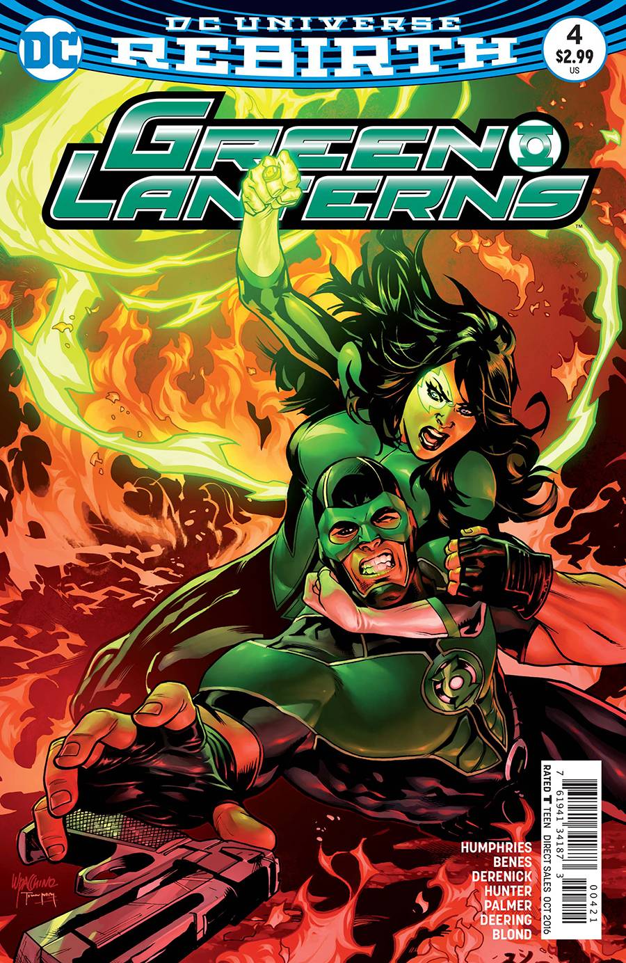 Green Lanterns #4 Variant Edition (2016)