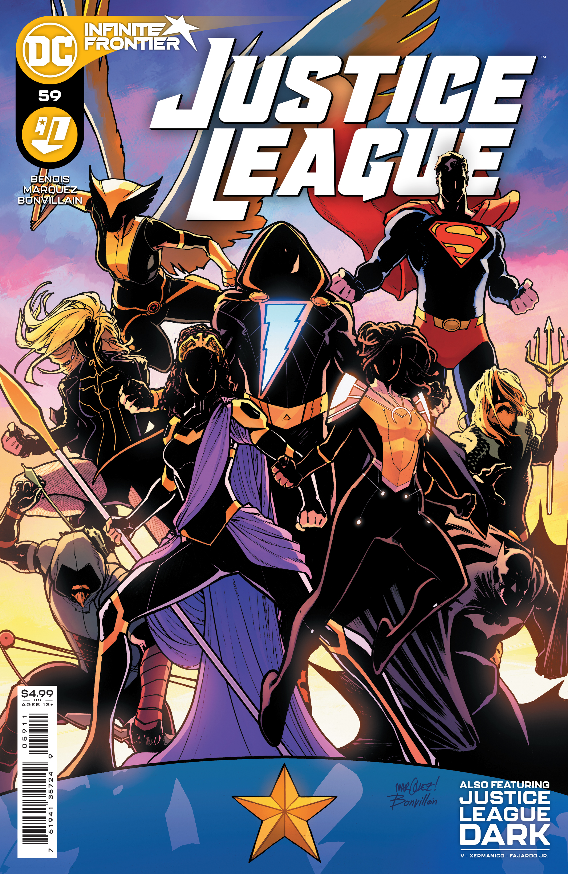Justice League #59 Cover A David Marquez (2018)