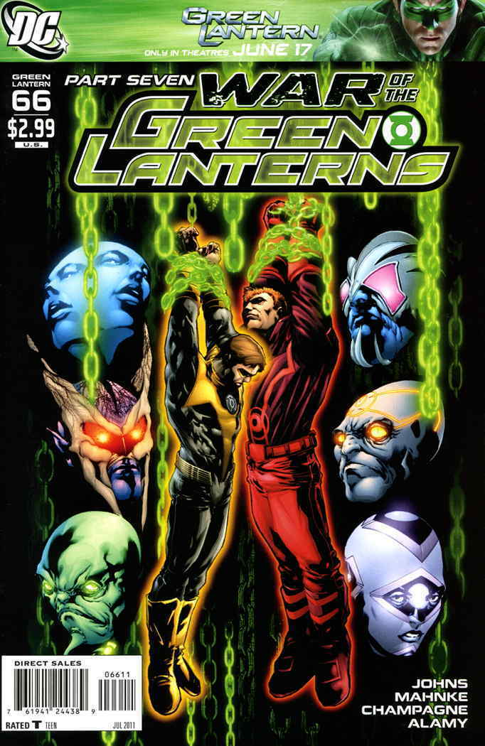 Green Lantern #66 (War of the Green Lanterns) (2005	)
