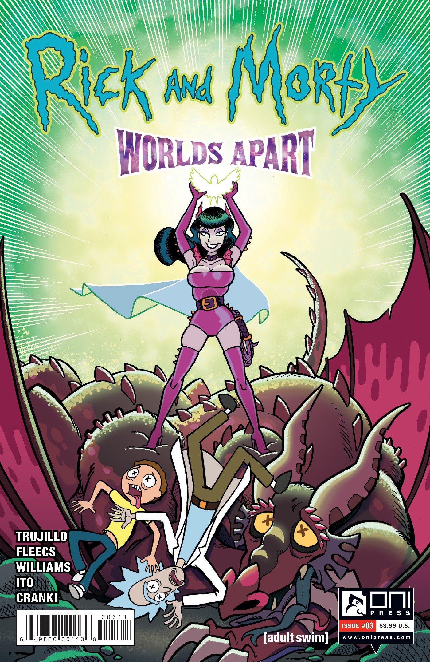 Rick and Morty Worlds Apart #3 Cover A Fleecs