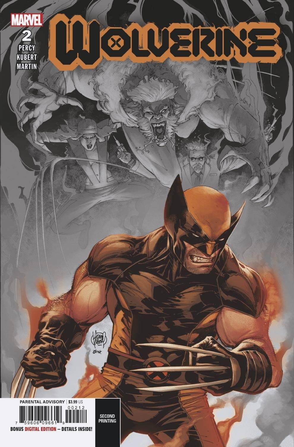 Wolverine #2 2nd Printing Kubert Variant Dx (2020)