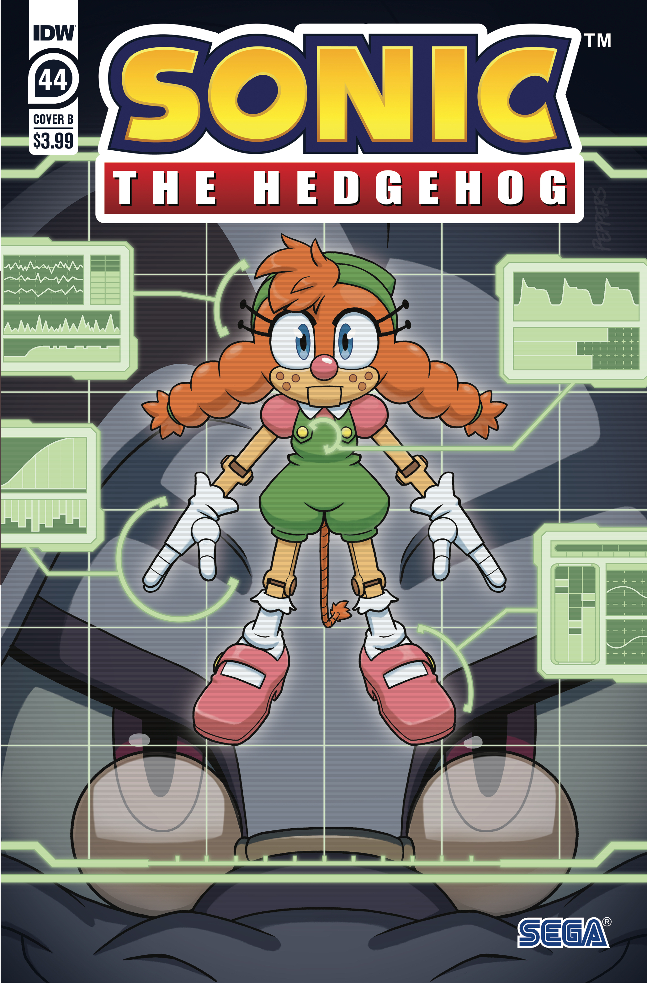 Sonic the Hedgehog #44 Cover B Peppers