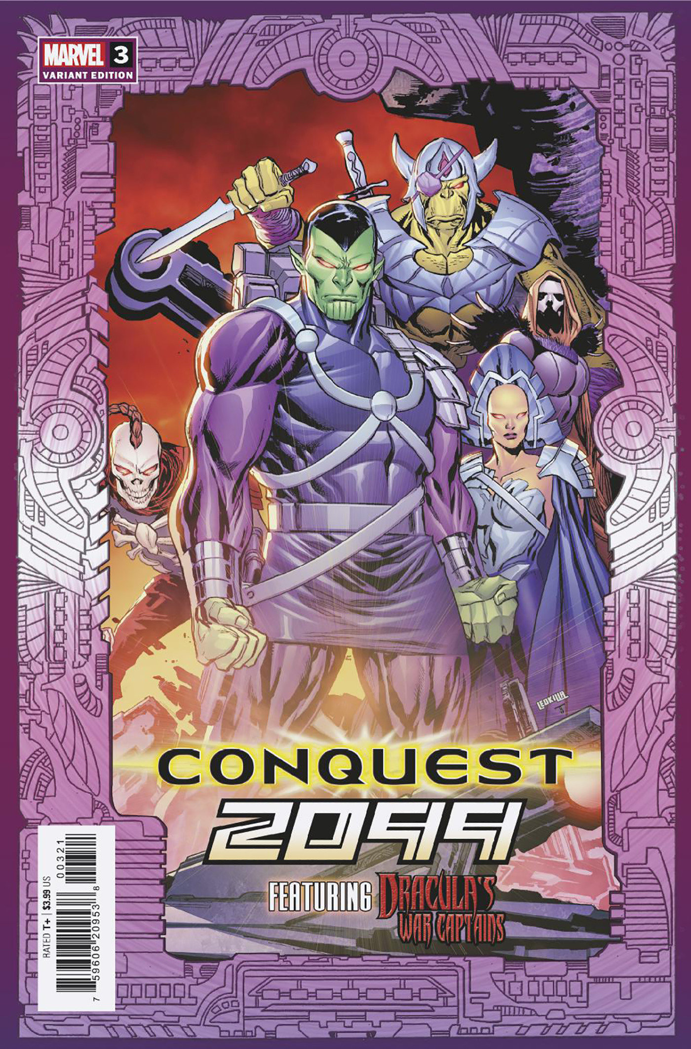 Conquest 2099 #3 Ken Lashley Frame Variant