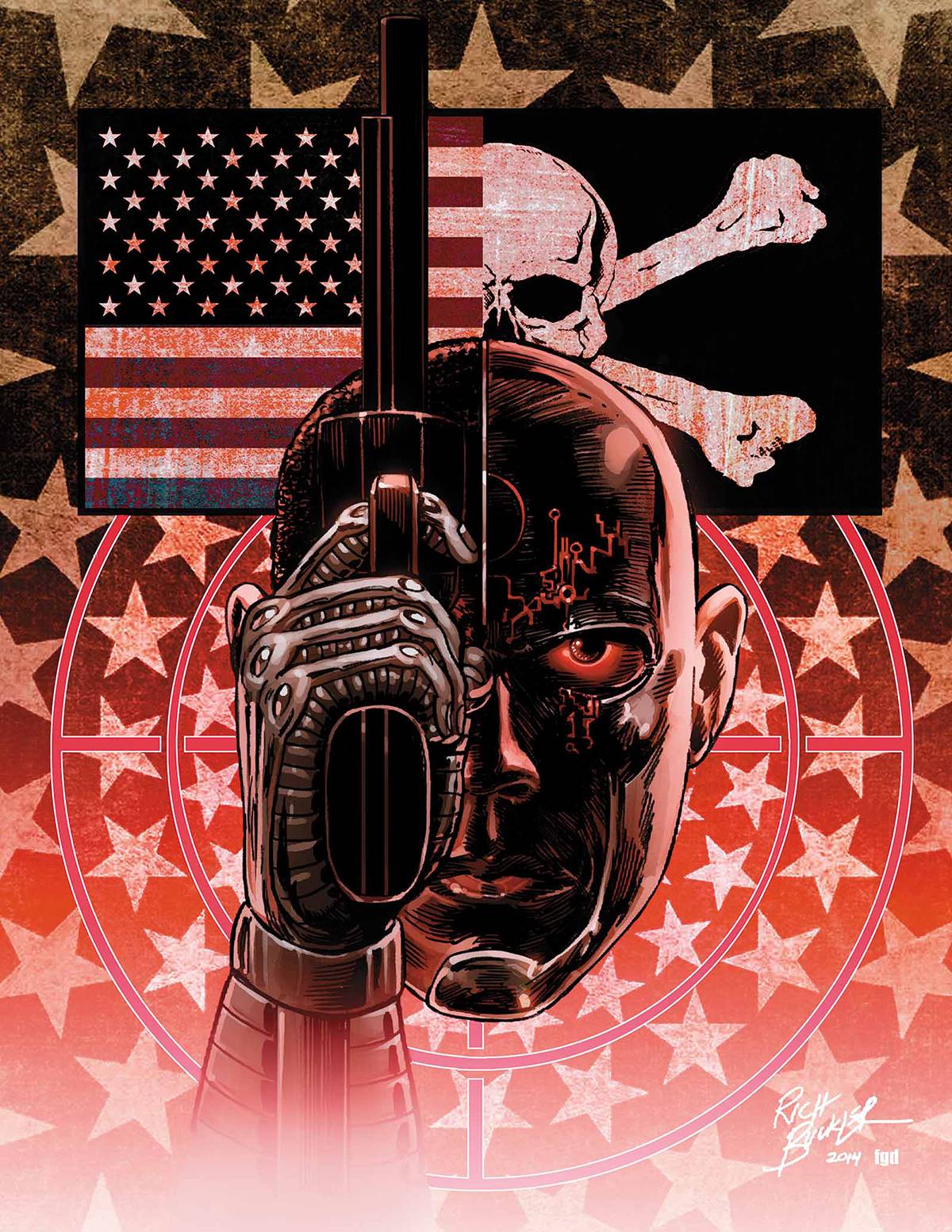 Deathlok #4 (Buckler Variant) (2014)