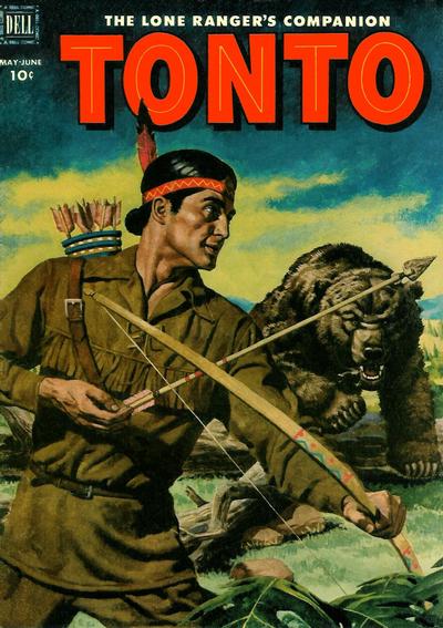 The Lone Ranger's Companion Tonto #5-Very Good, Writing On First Page