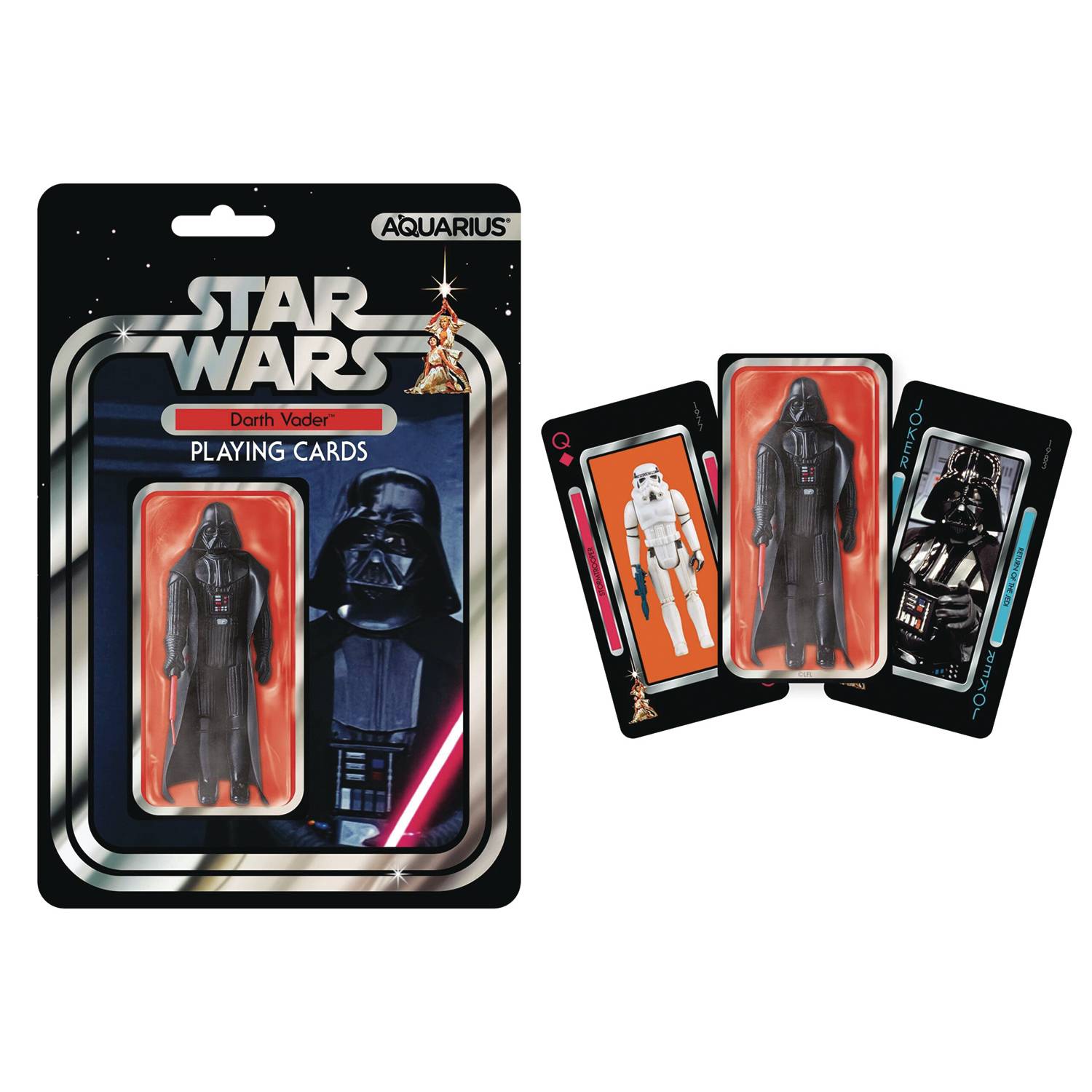 Star Wars Retro Toys Wv1 Darth Vader Playing Cards