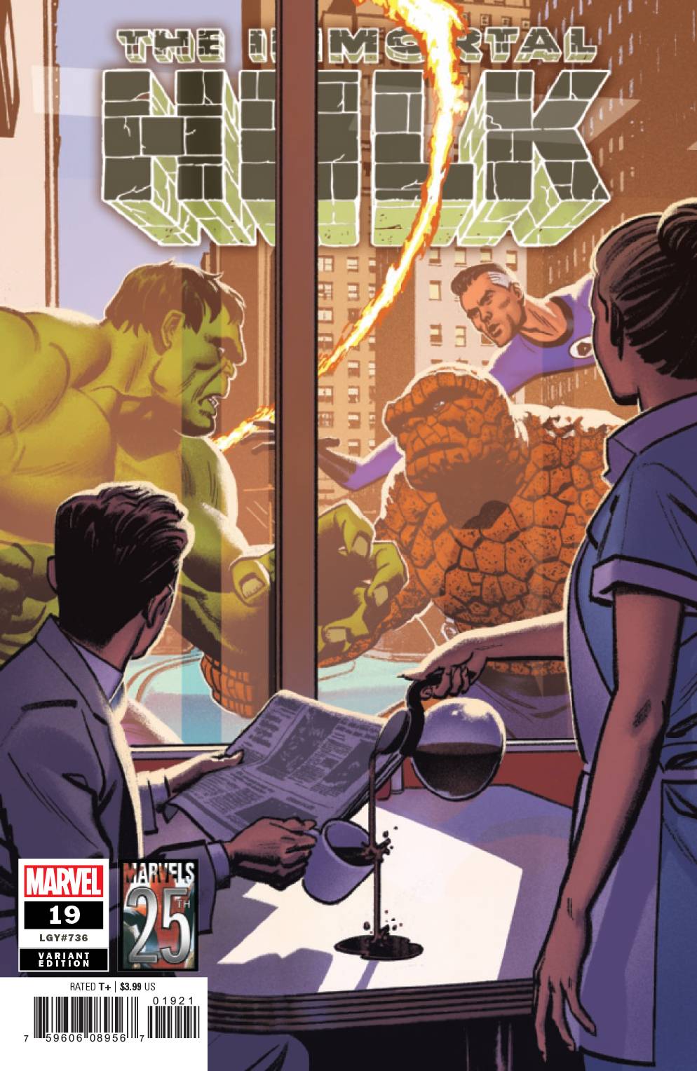 Immortal Hulk #19 Smallwood Marvels 25th Tribute Variant (2018)