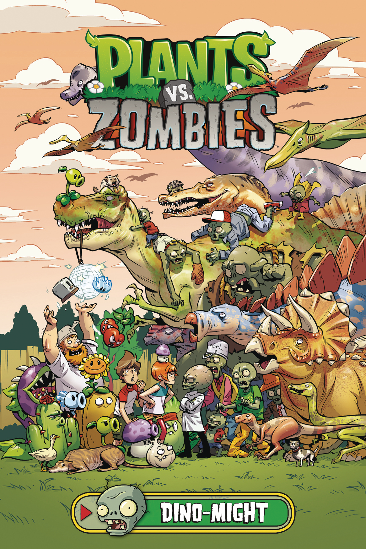 Plants Vs Zombies Hardcover Volume 12 Dino-Might